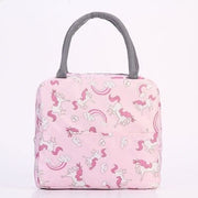 patterned lunch bag with zipper, view 8 - MRSLM