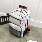 Men's contrast travel backpack, view 7 - MRSLM