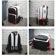 Men's contrast travel backpack, view 8 - MRSLM