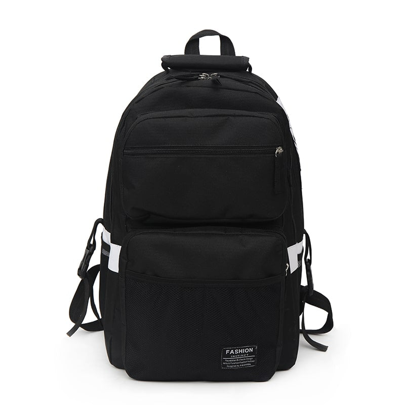 Men's contrast travel backpack, view 4 - MRSLM