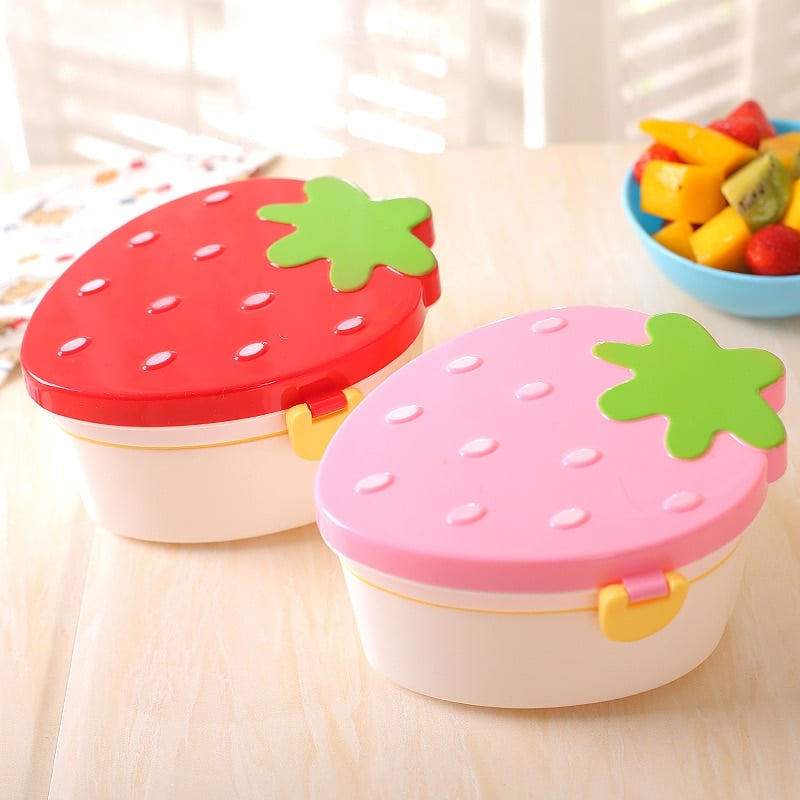 strawberry lunch box, view 7 - MRSLM