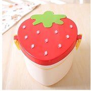 strawberry lunch box, view 3 - MRSLM