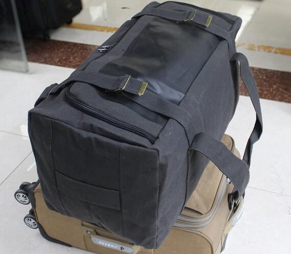 Canvas travel handbag, view 9 - MRSLM
