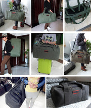 Canvas travel handbag, view 12 - MRSLM