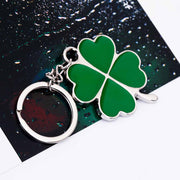 Green leaf keychain, view 6 - MRSLM