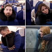 H-shaped inflatable travel pillow, view 9 - MRSLM
