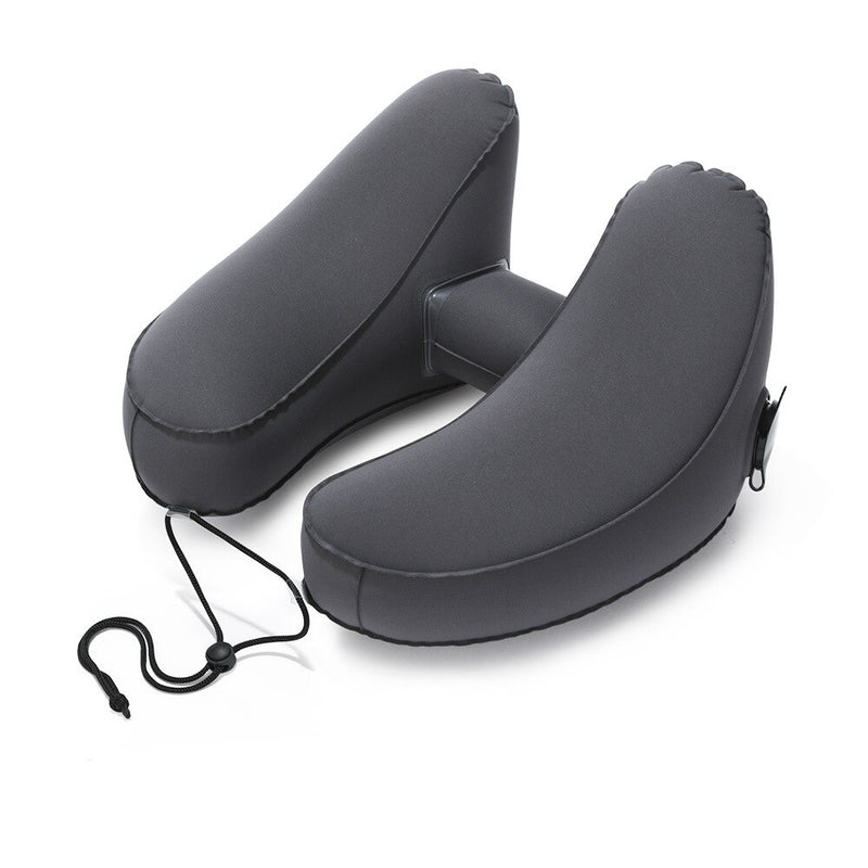 H-shaped inflatable travel pillow, view 3 - MRSLM