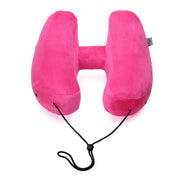 H-shaped inflatable travel pillow, view 6 - MRSLM