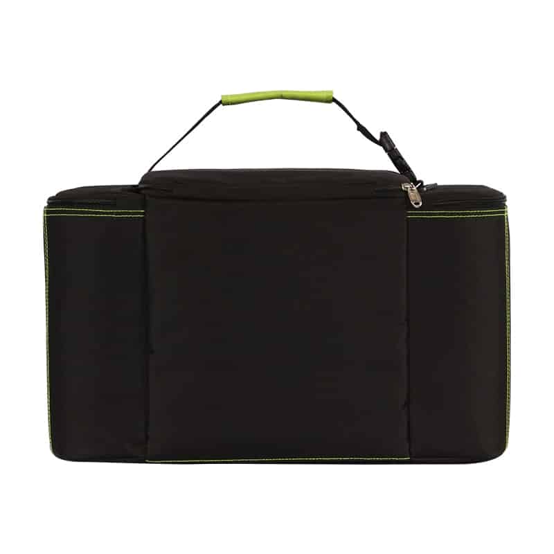 Large 3-compartment insulated lunch bag, view 8 - MRSLM