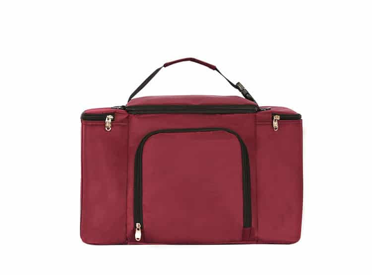 Large 3-compartment insulated lunch bag, view 2 - MRSLM