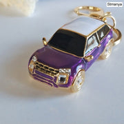 rhinestone car key chain, view 22 - MRSLM