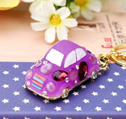 rhinestone car key chain, view 29 - MRSLM