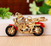 rhinestone car key chain, view 30 - MRSLM