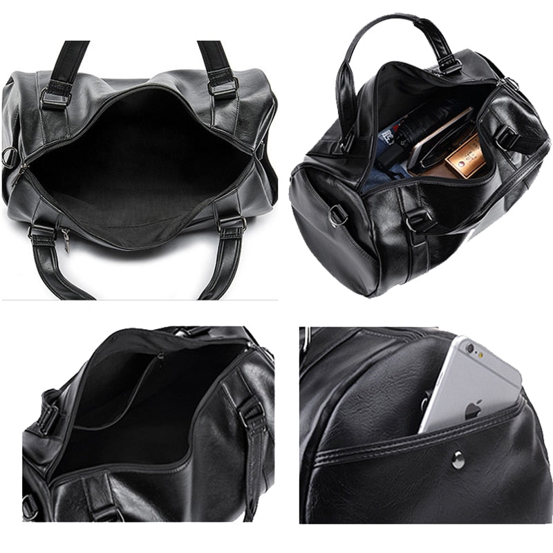 PU leather travel bag, view 6 - MRSLM