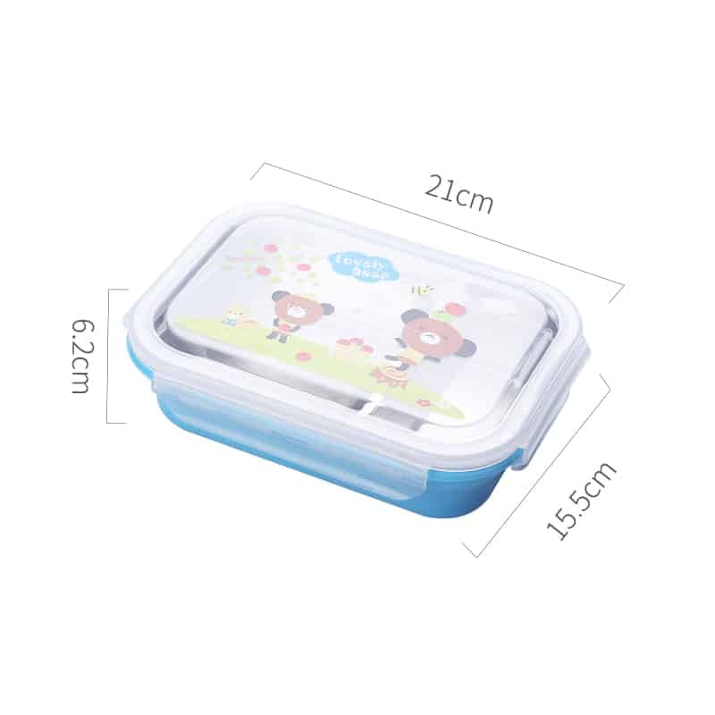 Leakproof stainless steel lunch box, view 6 - MRSLM