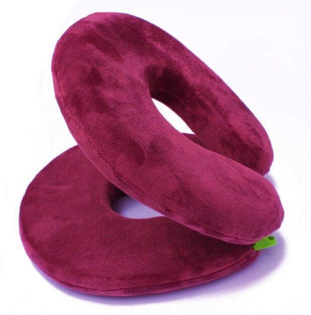 folding neck travel pillow, view 4 - MRSLM