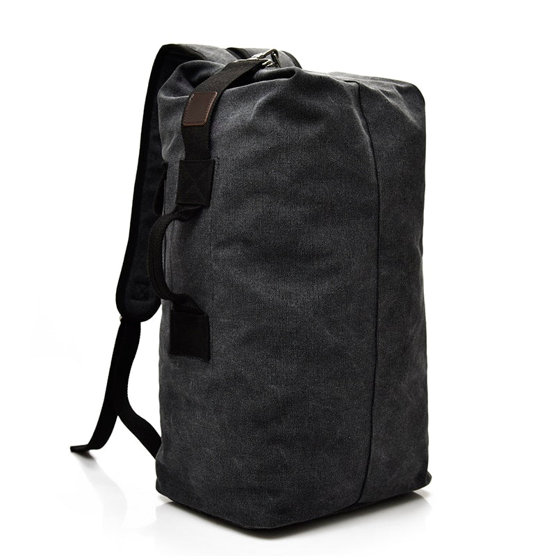 men's canvas travel backpack, view 6 - MRSLM
