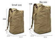 men's canvas travel backpack, view 15 - MRSLM