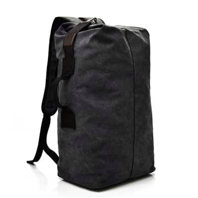 men's canvas travel backpack, view 2 - MRSLM