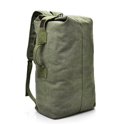 men's canvas travel backpack, view 4 - MRSLM