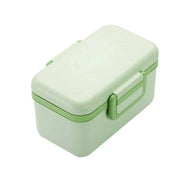 microwavable bamboo fiber lunch box, view 3 - MRSLM