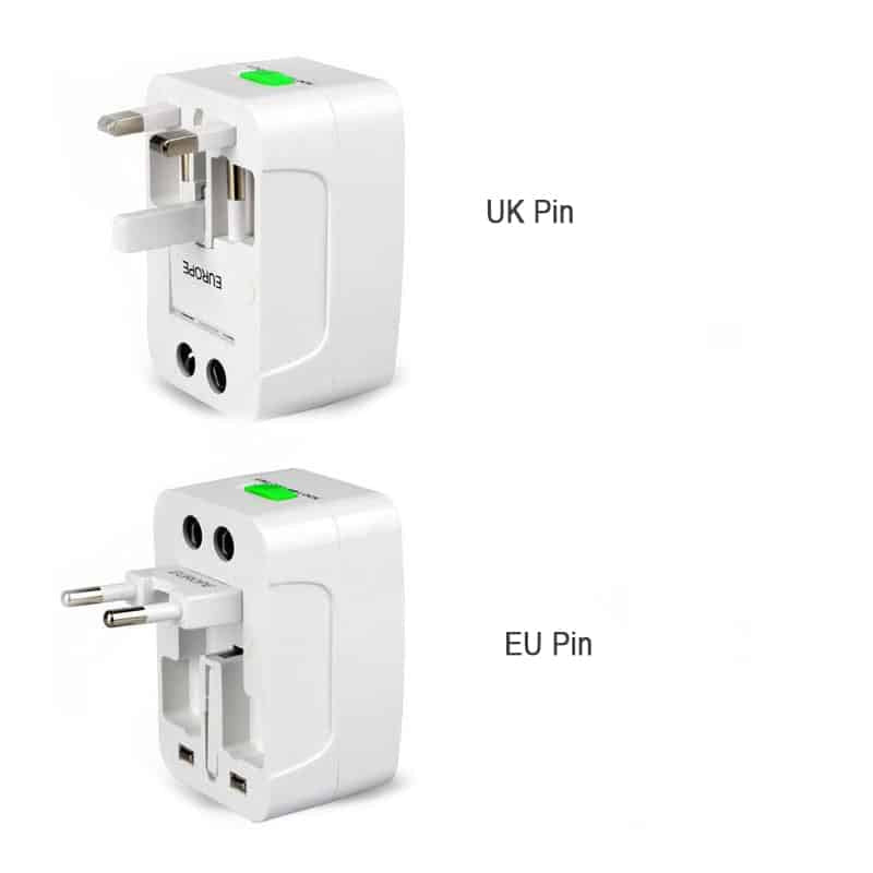 All-in-one international USB plug adapter, view 8 - MRSLM