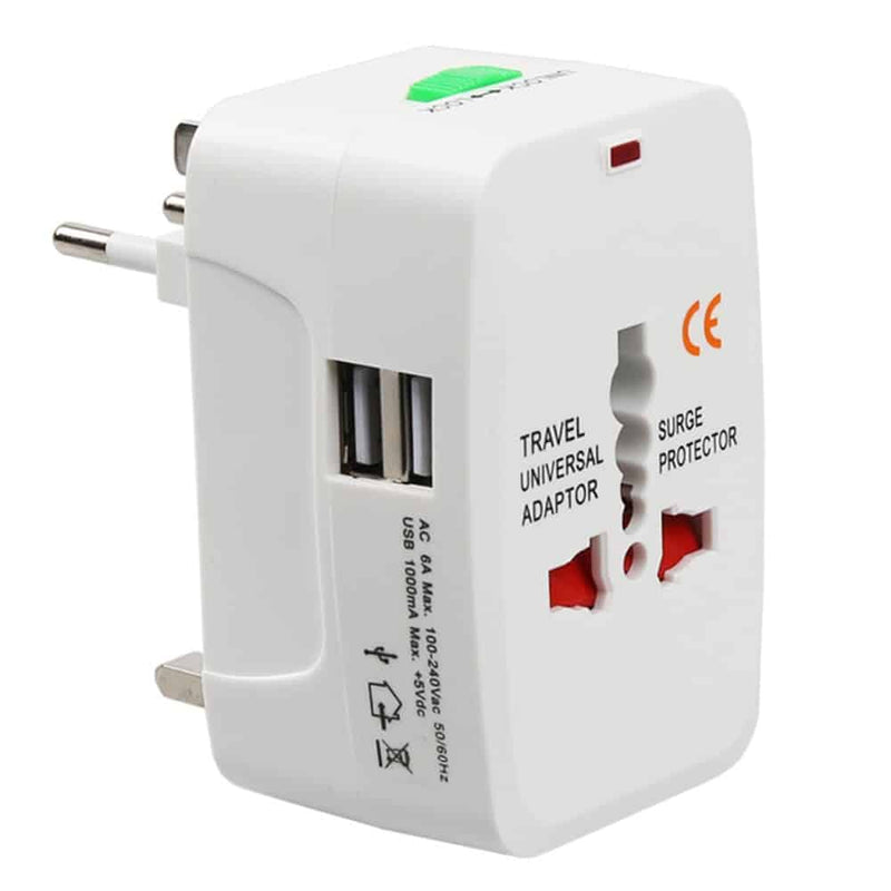 All-in-one international USB plug adapter, view 6 - MRSLM