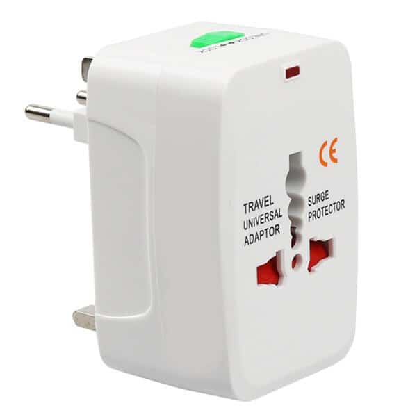 All-in-one international USB plug adapter, view 2 - MRSLM