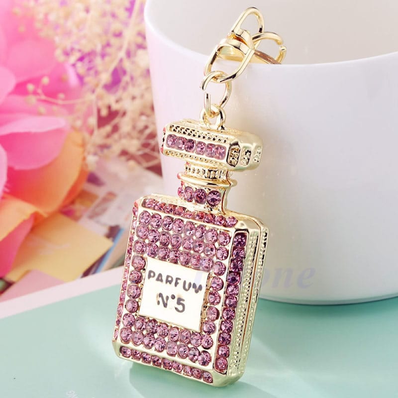 fragrance bottle shaped keychain, view 6 - MRSLM