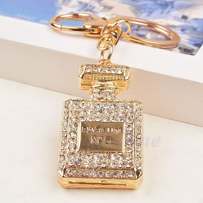 fragrance bottle shaped keychain, view 8 - MRSLM