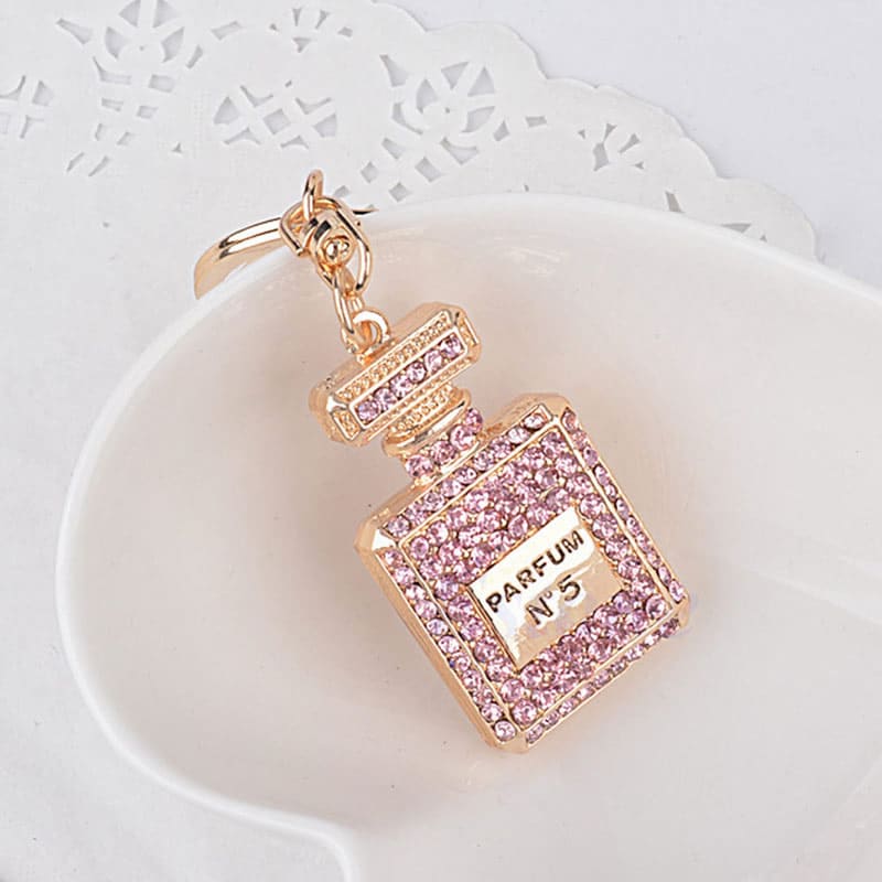 fragrance bottle shaped keychain, view 7 - MRSLM