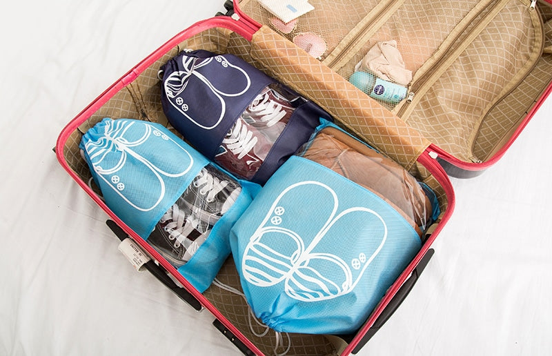 sneaker print shoe storage bag, view 9 - MRSLM