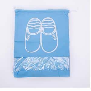 sneaker print shoe storage bag, view 3 - MRSLM