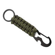 rope carabiner key chain, view 2 - MRSLM