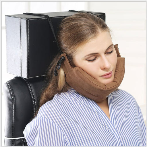 inflatable memory foam travel pillow - MRSLM