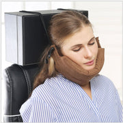 inflatable memory foam travel pillow, view 2 - MRSLM