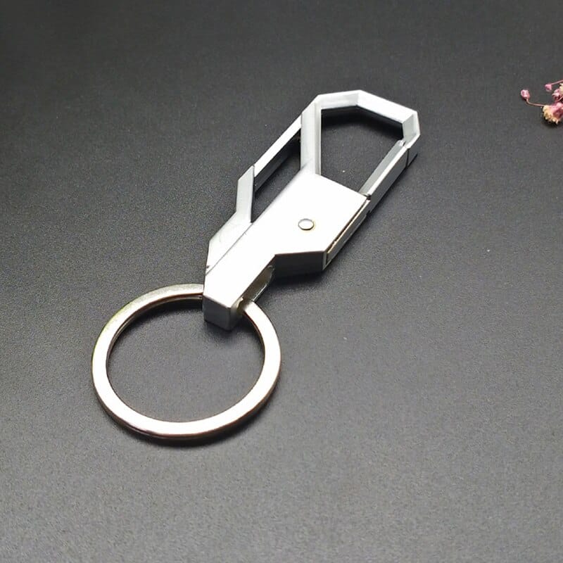 Metal inlay key chain, view 7 - MRSLM