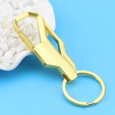 Metal inlay key chain, view 2 - MRSLM