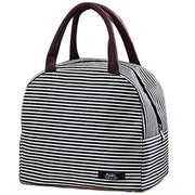 striped cooler lunch bag for kids, view 5 - MRSLM