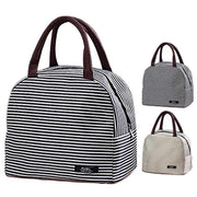 striped cooler lunch bag for kids, view 6 - MRSLM