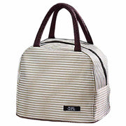striped cooler lunch bag for kids, view 2 - MRSLM