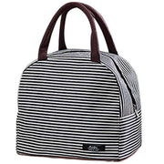striped cooler lunch bag for kids, view 3 - MRSLM
