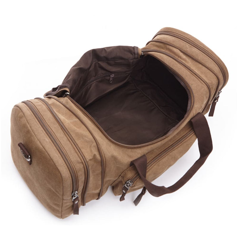 canvas men's travel bag, view 10 - MRSLM