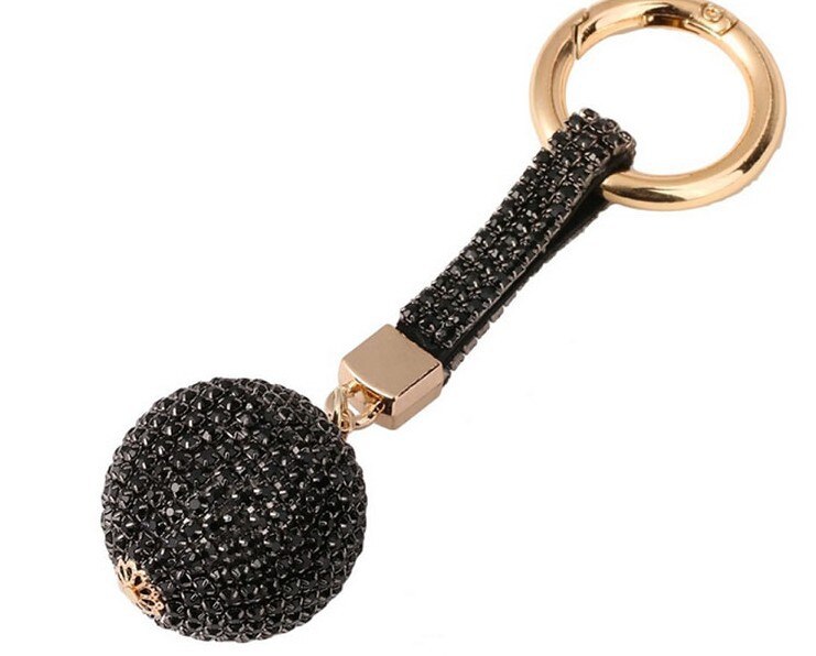 glitter rhinestone keychain, view 9 - MRSLM