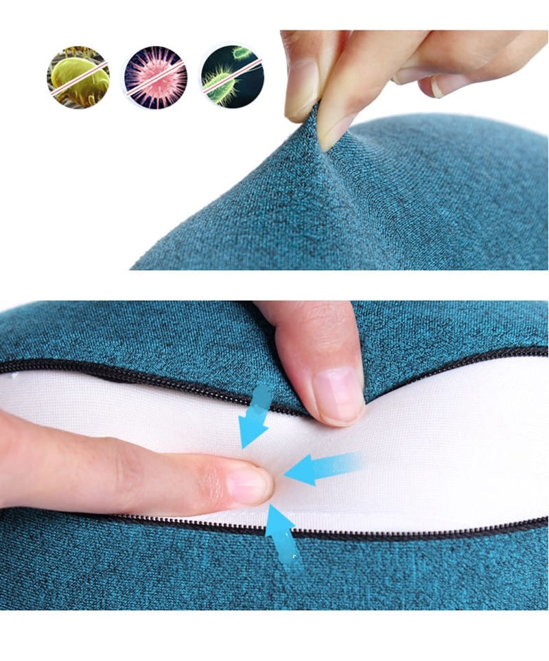adjustable u-shaped travel pillow, view 11 - MRSLM