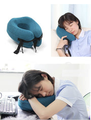 adjustable u-shaped travel pillow, view 10 - MRSLM