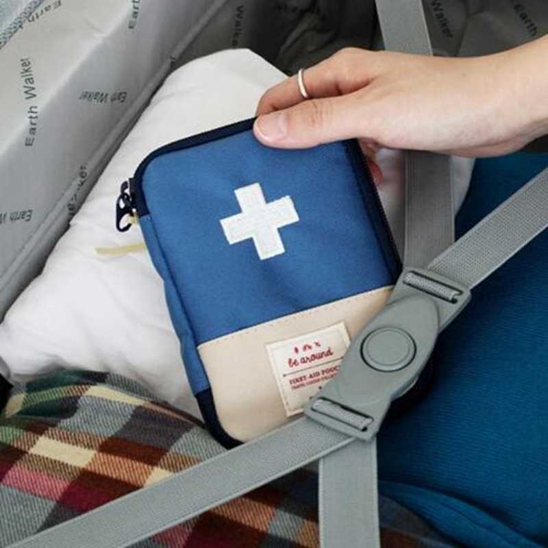 cross print first aid travel bag, view 9 - MRSLM
