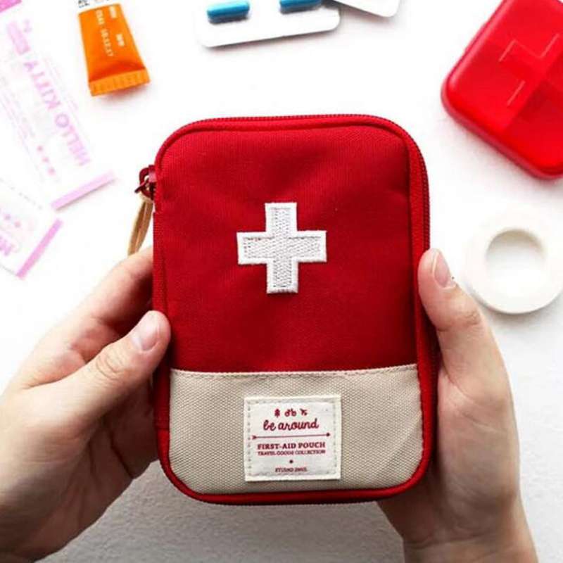 cross print first aid travel bag - MRSLM
