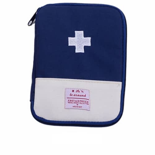 cross print first aid travel bag, view 2 - MRSLM