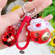 lucky cat key chain, view 10 - MRSLM